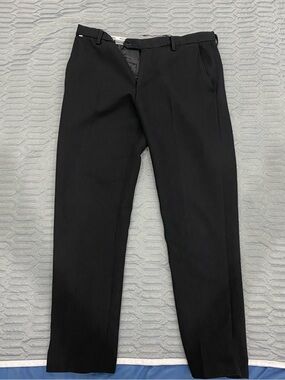 Men's Tailored Black Dress Trousers
